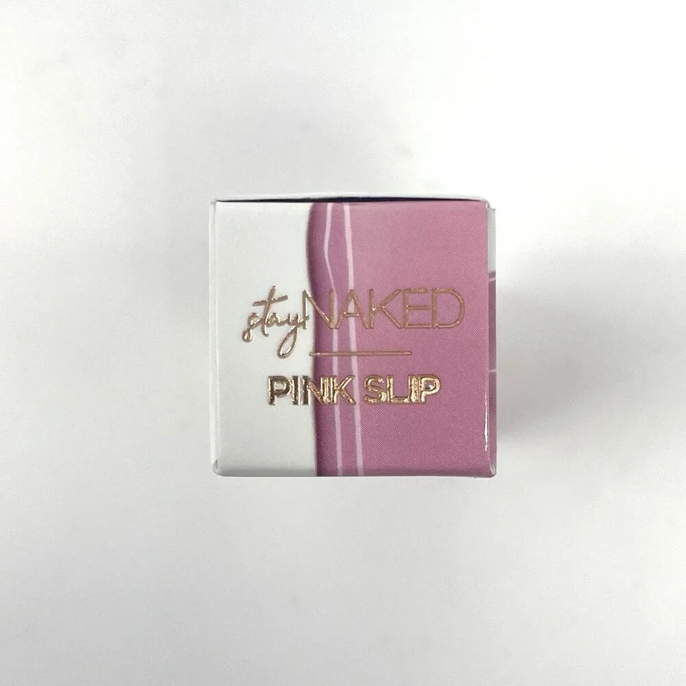 BNIB Urban Decay‎ Vice Lip Chemistry Lasting Glassy Tint Pink Slip Stay Naked